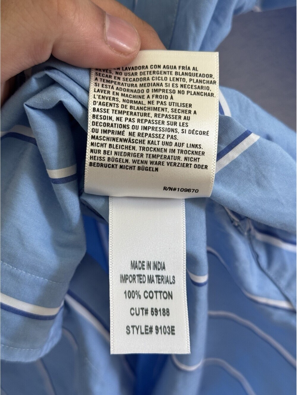 Citizens Of Humanity Kayla Shirt Sz XS Blue 100% Cotton Button Up Sophisticated - Picture 5 of 8